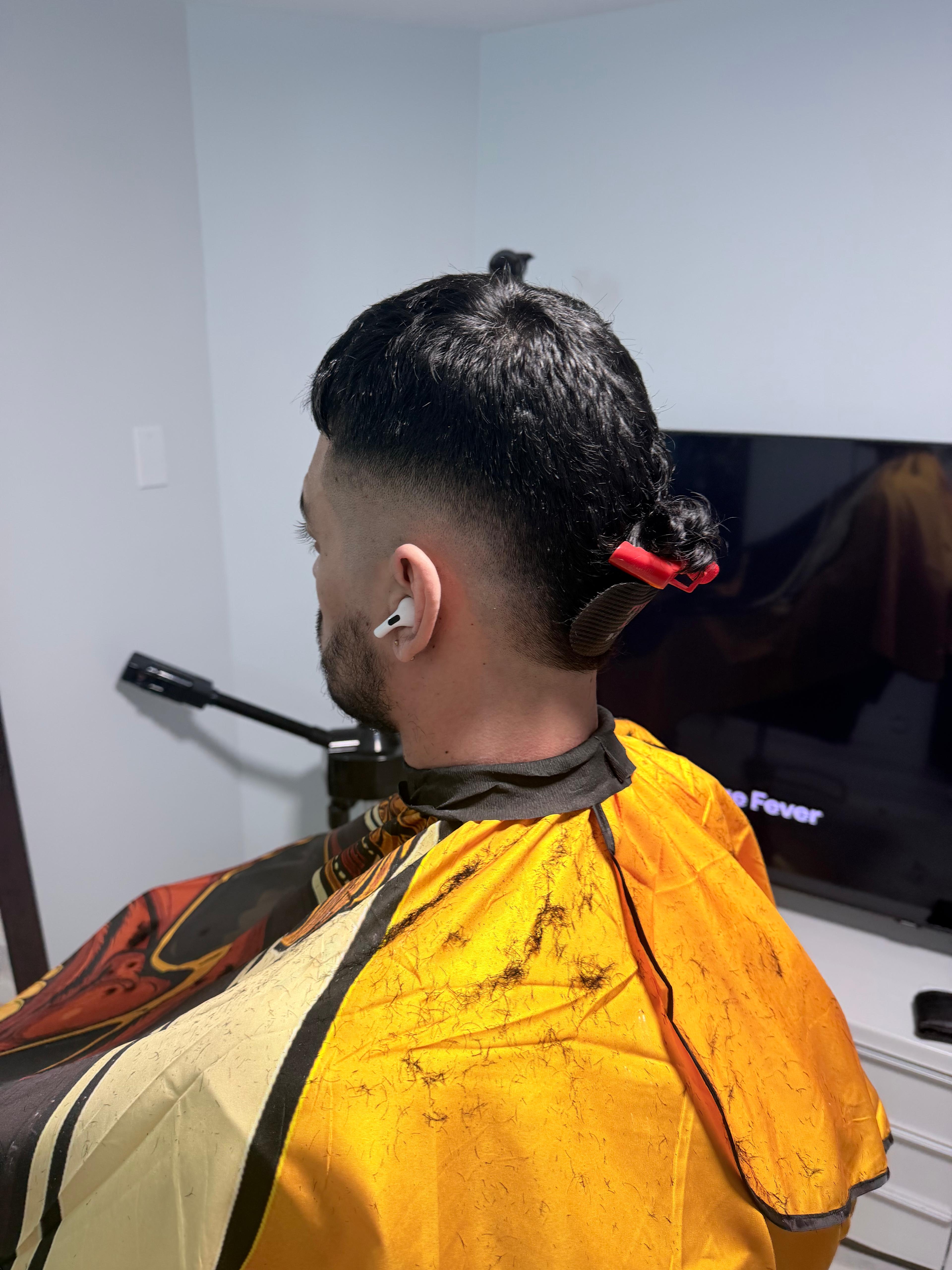 Man bun fade — coiffeur Gatineau